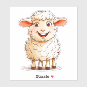 Cartoon Sheep Sticker