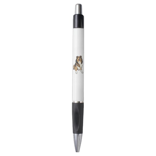 Cartoon Sheltie Pen (Front Vertical)