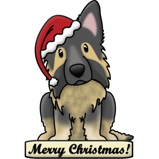 Cartoon Shiloh Shepherd Cutout (Front)
