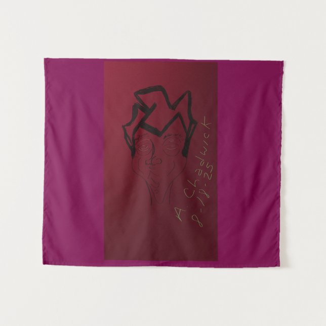 Cartoon Sketch  Tapestry (Front (Horizontal))