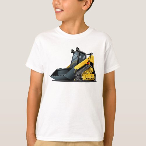 Cartoon Skid Steer T_Shirt