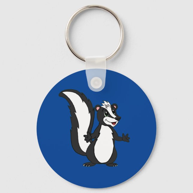 Cartoon Skunk  Keychain (Front)