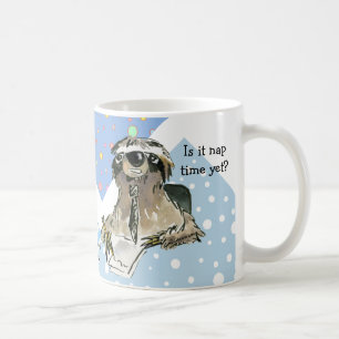 Cartoon Sloth Nap Time Coffee Mug