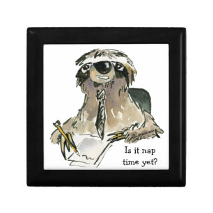 Cartoon Sloth Nap Time Gift Box