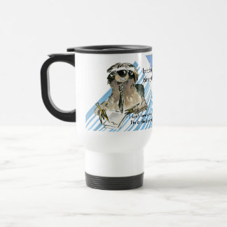 Cartoon Sloth Nap Time Travel Mug