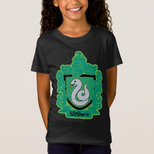 Cartoon Slytherin Crest T_Shirt