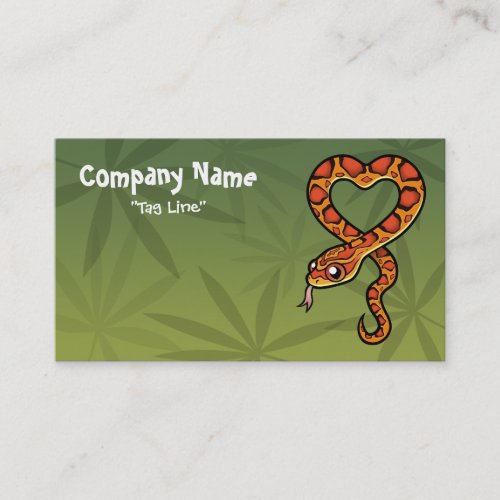 Cartoon Snake Business Card Templates