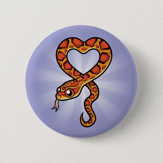 Cartoon Snake Button (Front)