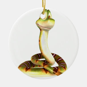 Cartoon Snake Ceramic Ornament
