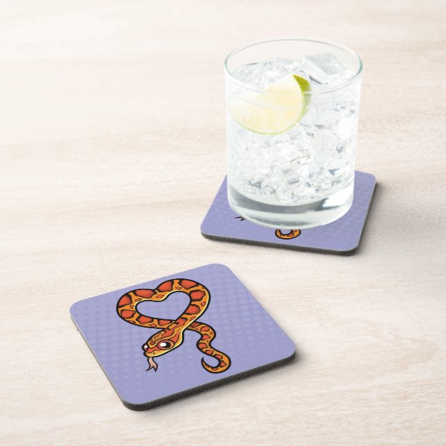 Cartoon Snake Drink Coaster (Right Side)