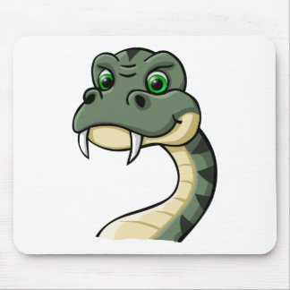 Cartoon Snake Mouse Pad