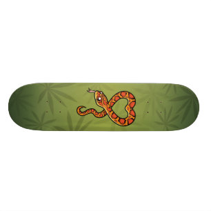 Cartoon Snake Skateboard Deck