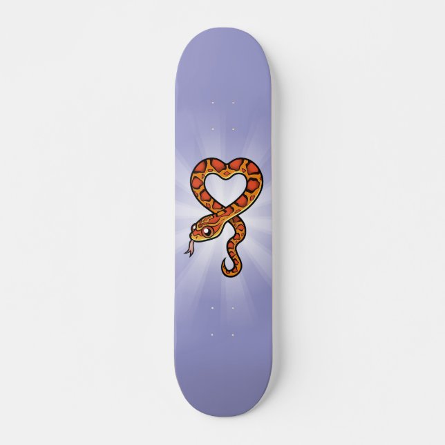 Cartoon Snake Skateboard Deck (Front)