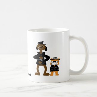 Cartoon Snoop Dogg And Jamie Fox Fans Coffee Mug