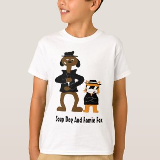 Cartoon Snoop Dogg And Jamie Fox Fans T-Shirt