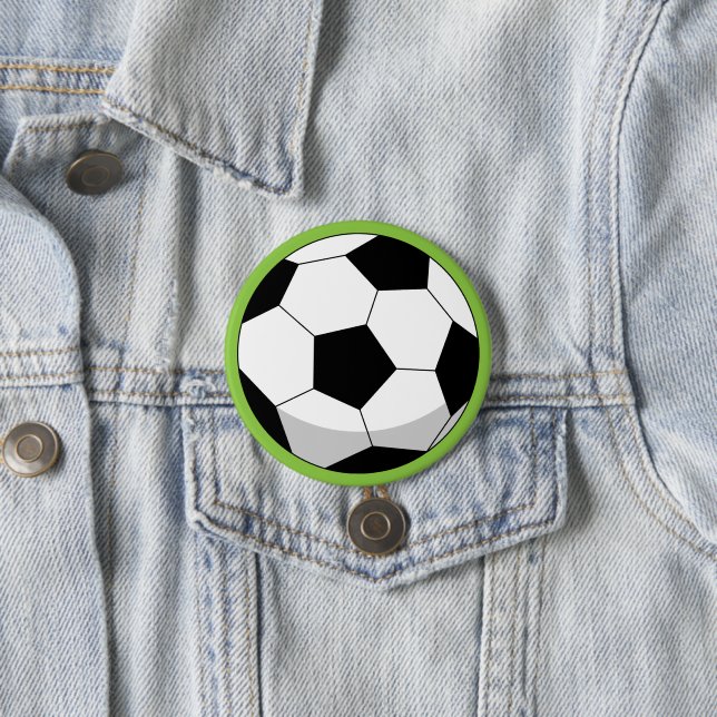 Cartoon Soccer Ball Button (In Situ)