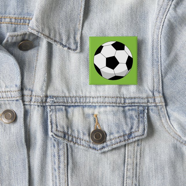 Cartoon Soccer Ball Button (In Situ)