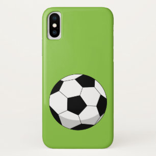 Cartoon Soccer Ball iPhone X Case