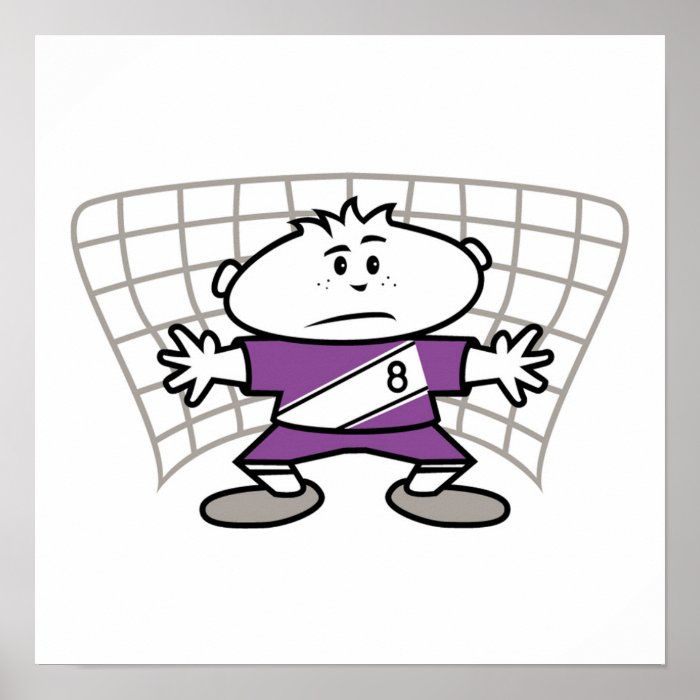 Cartoon Soccer Goalie Tshirts and Gifts Print