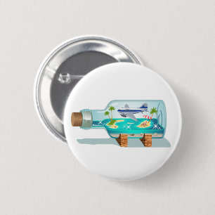 Cartoon Souvenir Bottle Button