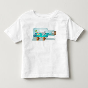 Cartoon Souvenir Bottle Toddler T-shirt