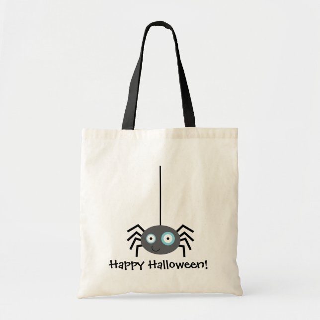 Cartoon spider customizable trick or treat bag (Front)