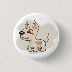 Cartoon Spotted Dog Button