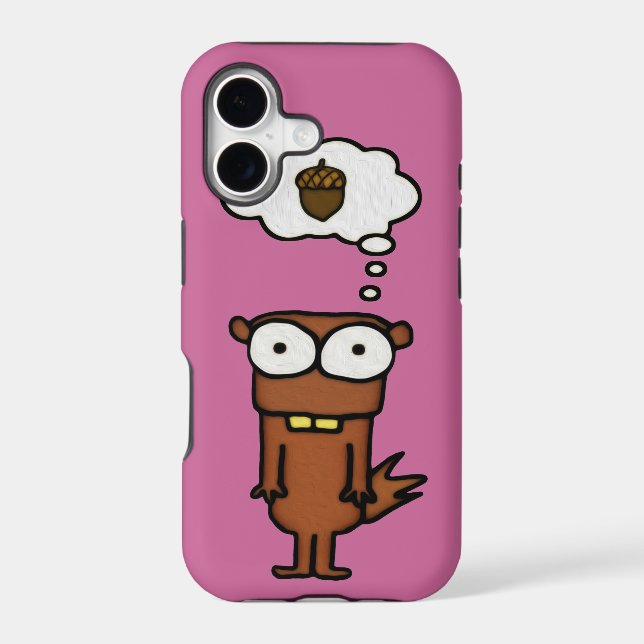 Cartoon Squirrel Iphone Case (Back)