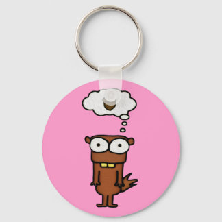 Cartoon Squirrel Keychain