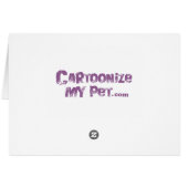 Cartoon Staffordshire Bull Terrier (Back Horizontal)