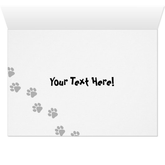 Cartoon Staffordshire Bull Terrier (Inside Horizontal (Bottom))