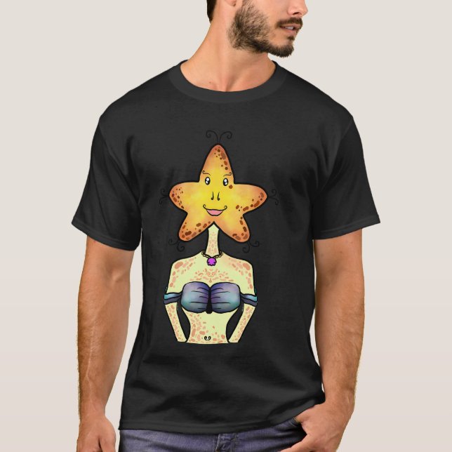 cartoon starfish T-Shirt (Front)