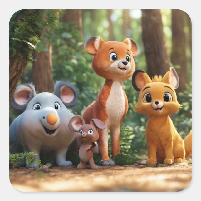 Cartoon Sticker (Front)