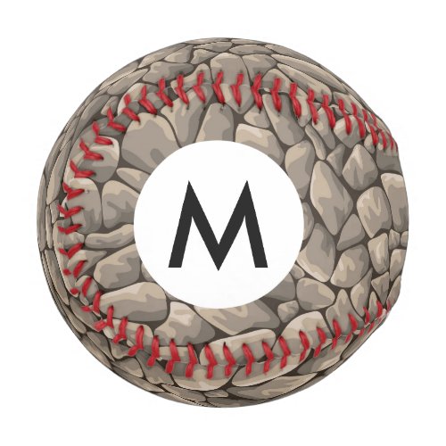 Cartoon Stone Texture Baseball