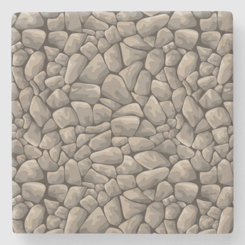 Cartoon Stone Texture Stone Coaster