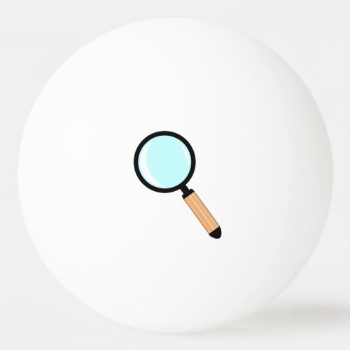 Cartoon Style Magnifying Glass Ping Pong Ball