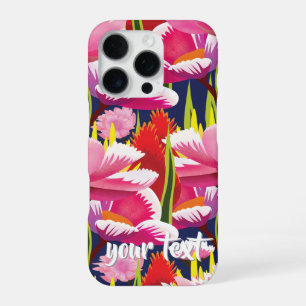 Cartoon Style Poppies - Artistic Phone Case
