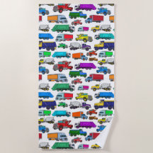 Cartoon-style Truck Illustrations