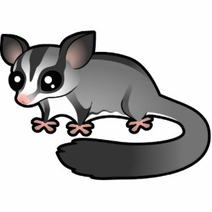 Cartoon Sugar Glider Statuette