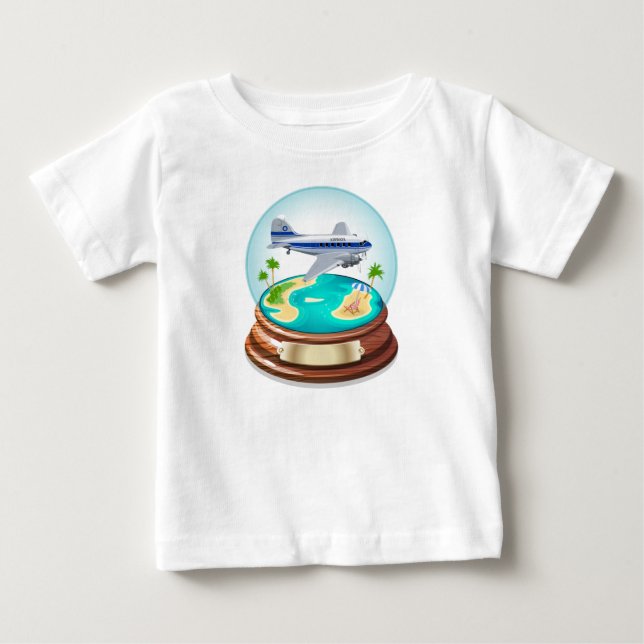 Cartoon Summer Cristal Ball Baby T-Shirt (Front)