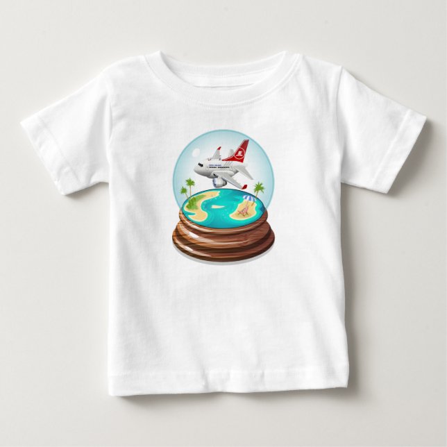 Cartoon Summer Cristal Ball Baby T-Shirt (Front)