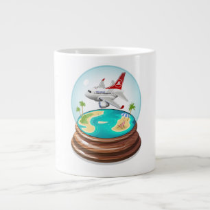 Cartoon Summer Cristal Ball Giant Coffee Mug