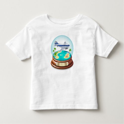 Cartoon Summer Cristal Ball Toddler T_shirt