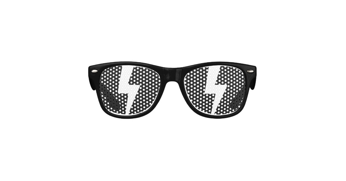 Onmogelijk rundvlees adverteren Cartoon Sunglasses: Shiny Reflection Lightning Kids Sunglasses | Zazzle