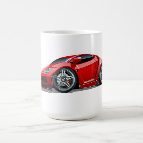 Cartoon super car coffee mug