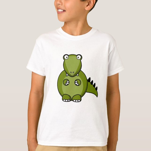 Cartoon T-Rex Dinosaur T-Shirt (Front)