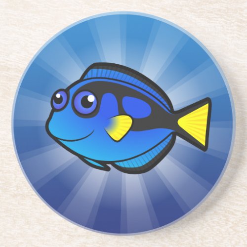 Cartoon Tang  Surgeonfish 2 Coaster