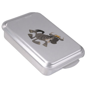 Cartoon Tap Dancing Wildebeest Cake Pan