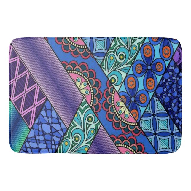 Cartoon Tape Bath Mat (Front)