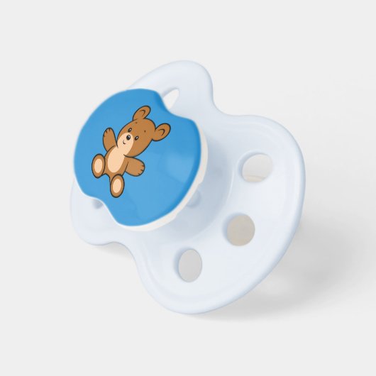 Cartoon Teddy Bear Pacifier (Front Right)